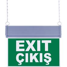 SG055 Çift Yönlü Acil Yönlendirme Armatürü (Zincirli) Exit Çıkış