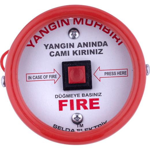 1005-220V İkaz Butonu (Yuvarlak)