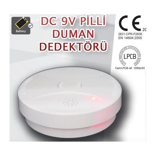 SK-50G Pilli Duman Dedektörü 9V LPCB Onaylı