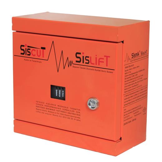 SİSLİFT-4 Elektronik Deprem Sensörü, 4 Çıkışlı